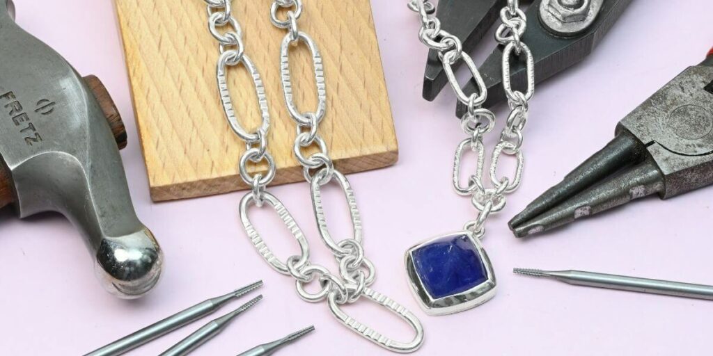 Textured Paperclip Link Chain - Jewelry Making Tutorial