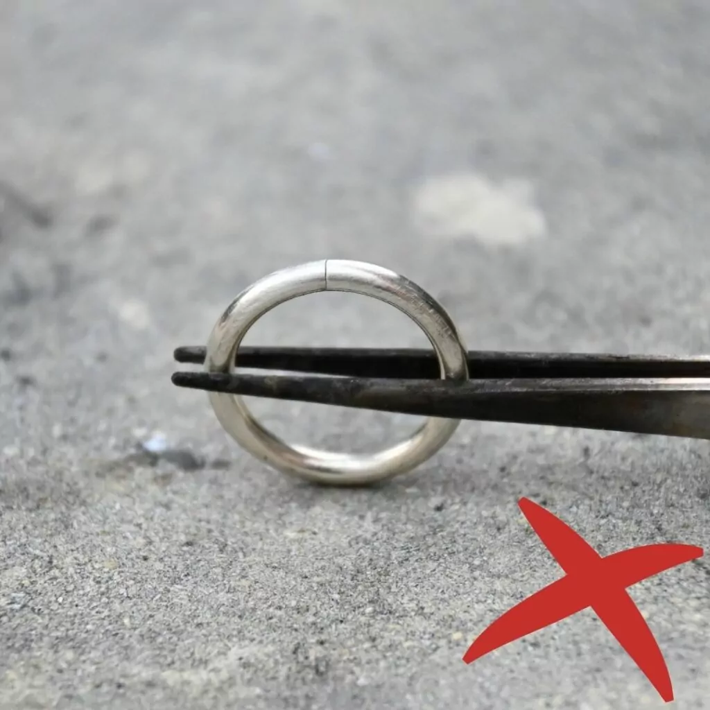 How to solder a silver ring