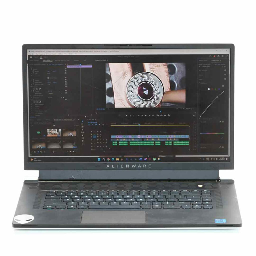 Laptop with video editing software Laptop with video editing software