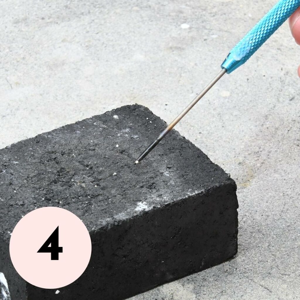 How to solder using a pick