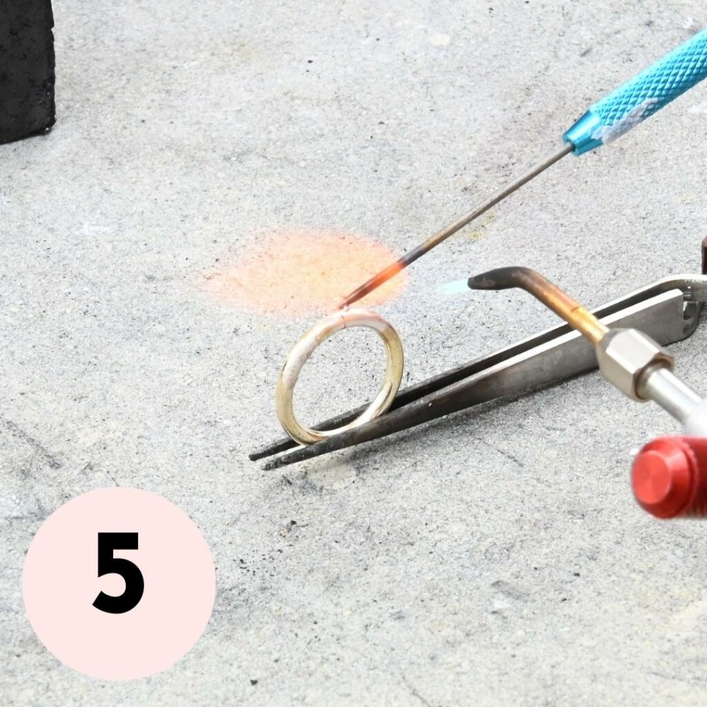 How to solder using a pick