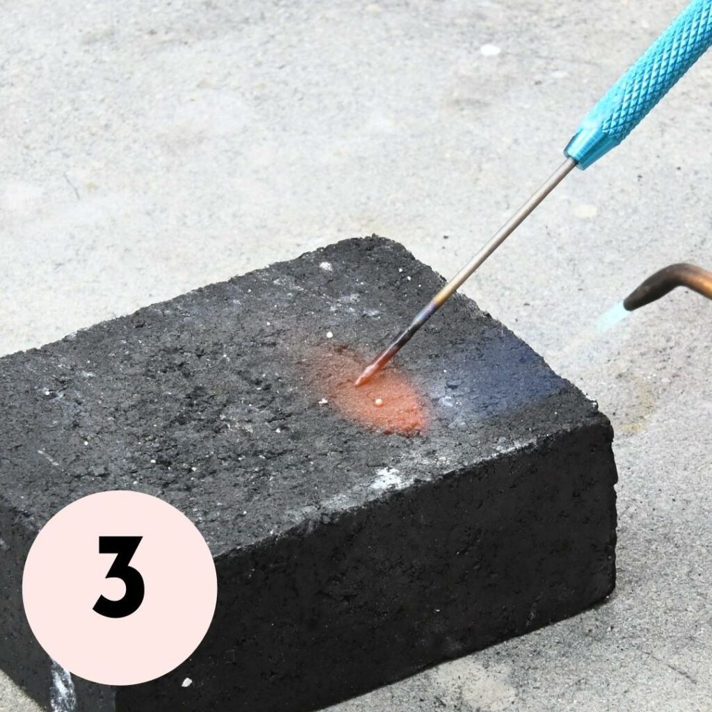 How to solder using a pick