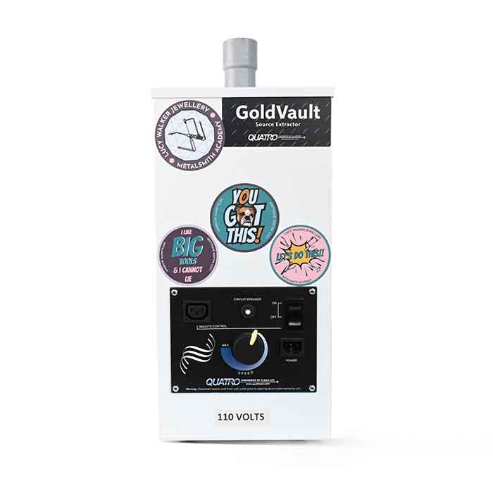 Image of Quatro Gold Vault Pro which is a fume and dust extractor for jewelers