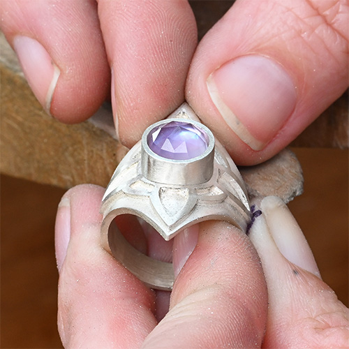 Saddle Ring_lucy walker jewelry