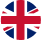A circular icon of the United Kingdom flag with a blue background, red cross, and white diagonal stripes.
