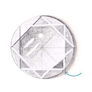 Jewelry design; rendering diamonds with coloured pencils