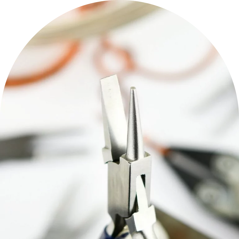 round and flat pliers