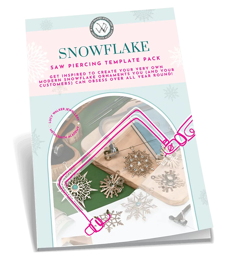 Printable Saw Piercing Template by Lucy Walker (Mandala)