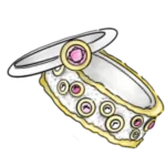 Unique ring created in ring making classes