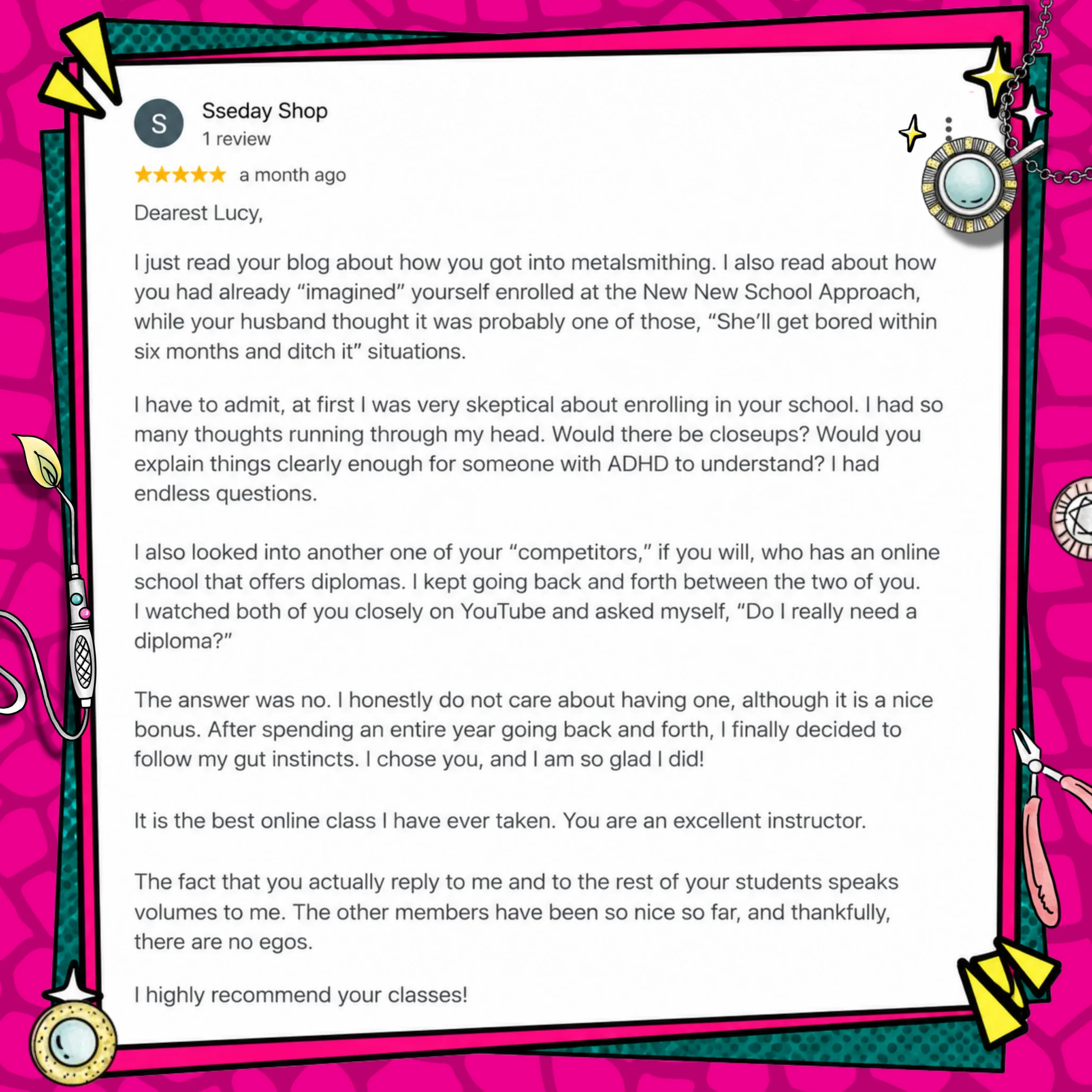 BLOG POST ADHD PART 1 testimonial